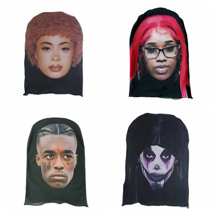 Celebrity 3D ski mask